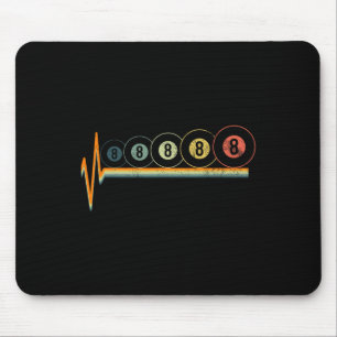 Billiards Eight Vintage Retro  Mouse Mat