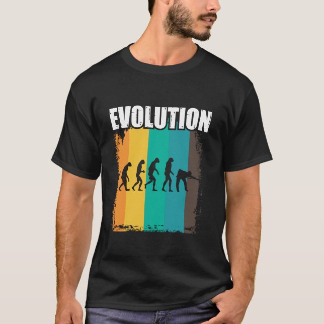 Billiards Evolution - Billiards Table Billiards cu T-Shirt (Front)