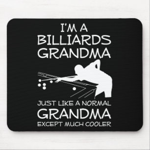 Billiards Grandma Grandmother Cool - Im A Billards Mouse Mat