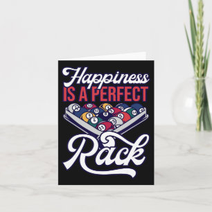 Billiards Happiness Perfect Rack Pool Card