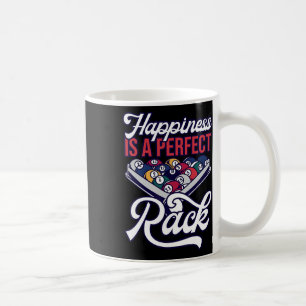 Billiards Happiness Perfect Rack Pool Coffee Mug