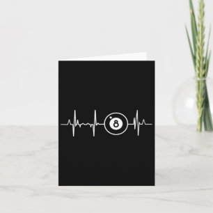 Billiards Heartbeat 8 Ball Heartline Pool Billard Card