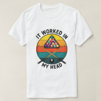 Billiards Humor Vintage Pool Player Quote Design