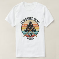Billiards Humor Vintage Pool Player Quote Design