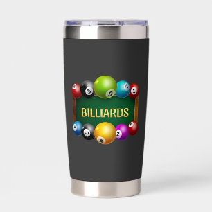 Billiards Insulated Tumbler