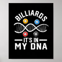 Billiards It's in my DNA Funny Pool
