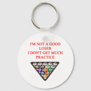 billiards key ring