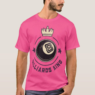 Billiards King 8Ball Retro Snooker 1 T-Shirt