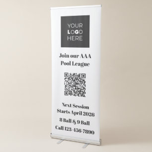 Billiards League Promotional Vertical Banner