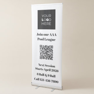 Billiards League Promotional Vertical Banner