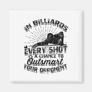 Billiards magnet