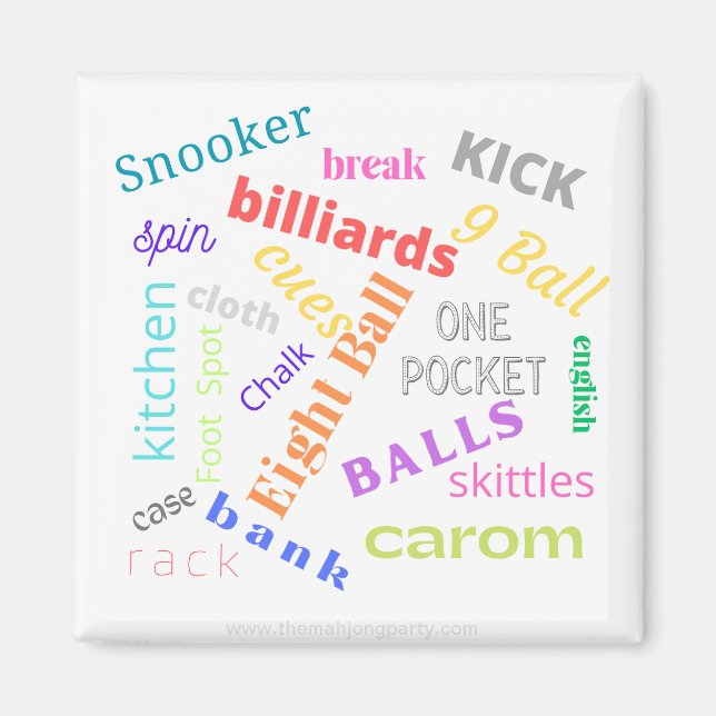 Billiards magnet (Front)