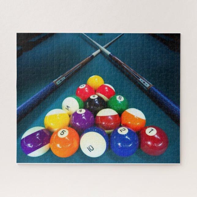 Billiards Photo Puzzle (Horizontal)
