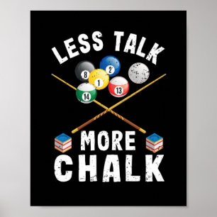 Billiards player billiards 8-ball billiards poster