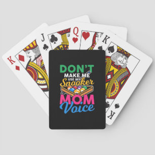 Billiards Player   I Am Snooker Mum Playing Cards