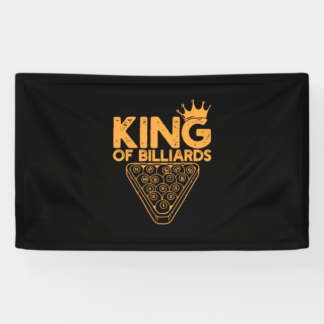 Billiards Player | King Of Billiards Banner (Horizontal)