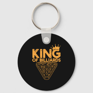 Billiards Player King Of Billiards Key Ring