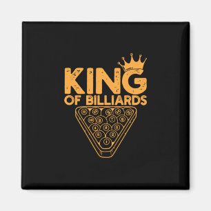 Billiards Player King Of Billiards Magnet