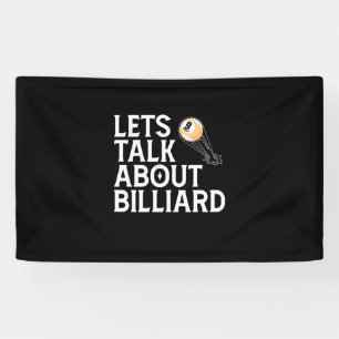 Billiards Player   Lets Talk About Billiard Banner