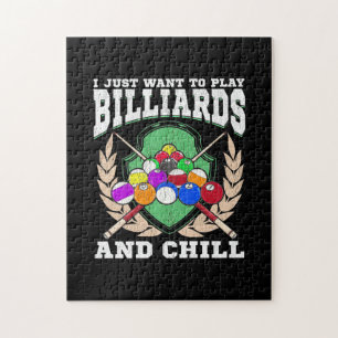 Billiards Player   Play Billiards And Chill Jigsaw Puzzle