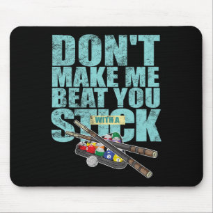 Billiards Player Shoot Pool Snooker Cue Mouse Mat