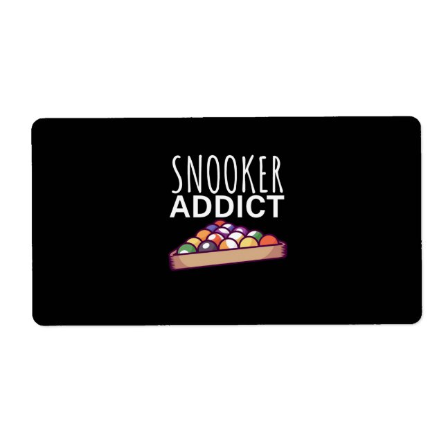 Billiards Player | Snooker Addict (Front)