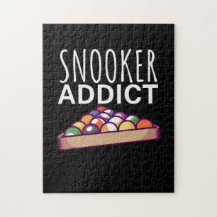 Billiards Player Snooker Addict Jigsaw Puzzle