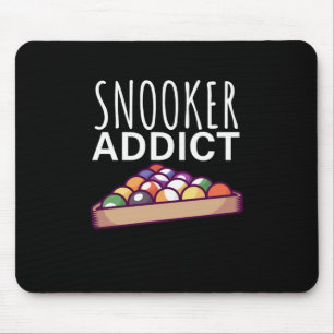Billiards Player Snooker Addict Mouse Mat