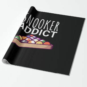 Billiards Player Snooker Addict Wrapping Paper