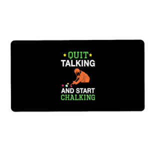 Billiards Player   Snooker Start Chalking