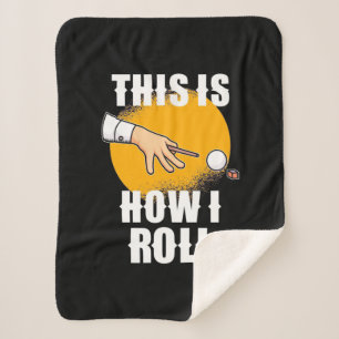 Billiards Player   This Is How Snooker Roll Sherpa Blanket