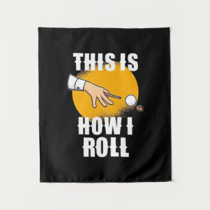 Billiards Player This Is How Snooker Roll Tapestry