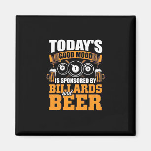 Billiards Player Today Billiards And Beer Magnet