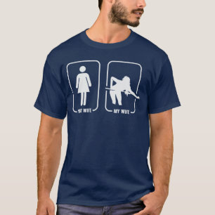 Billiards Pool 8 Ball Snooker Female Billiard Play T-Shirt