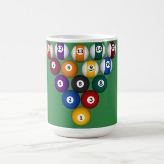 Billiards / Pool Balls: Custom Mug