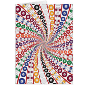 Billiards / Pool Balls Spiral: