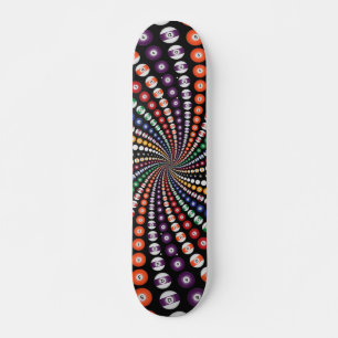 Billiards / Pool Balls Spiral: Skateboard