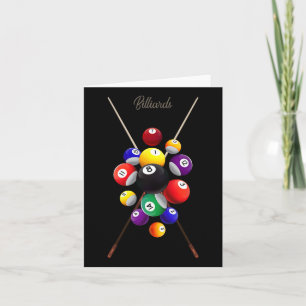 Billiards Pool Card