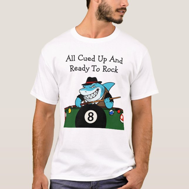Billiards Pool Hall Rebel Funny Tshirts (Front)
