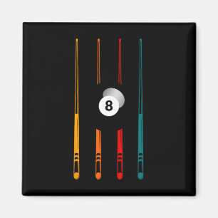 Billiards Pool Player Apparel - Billiard Magnet