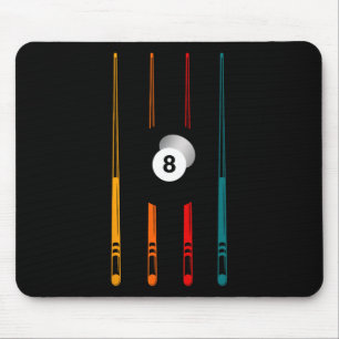 Billiards Pool Player Apparel - Billiard Mouse Mat