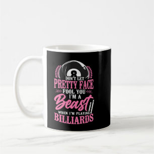 Billiards Pool Player Ball Dad Mum 8 Ball 9 Ball M Coffee Mug