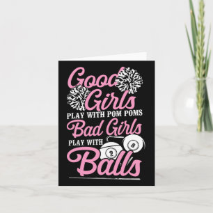 Billiards Pool Player Ball Girl Good Girls Play Wi Card