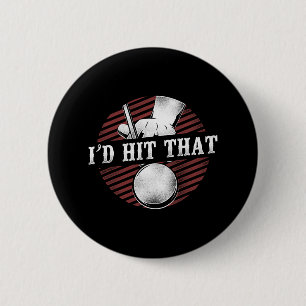 Billiards Pool Player Ball Pun Vintage Retro Id Hi 6 Cm Round Badge