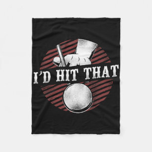 Billiards Pool Player Ball Pun Vintage Retro Id Hi Fleece Blanket