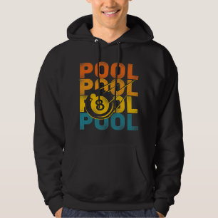 Billiards Pool Player Ball Retro Vintage Im Not Ye Hoodie