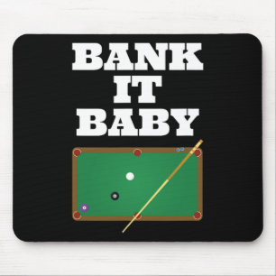 Billiards Pool Player Shirt Gift Men Women Bank Sh Mouse Mat