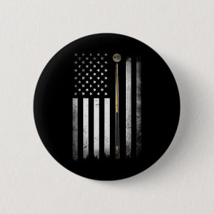 Billiards Pool Player Table Usa Us American Flag 6 Cm Round Badge