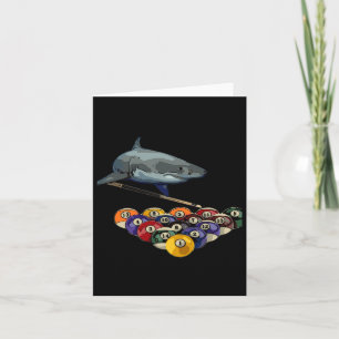Billiards Pool Shark Design Card