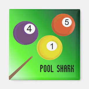 Billiards Pool Shark Magnet